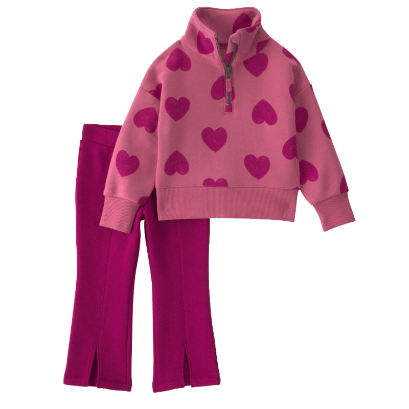 Conjunto de Niña 2 Piezas – Corazones ❤️