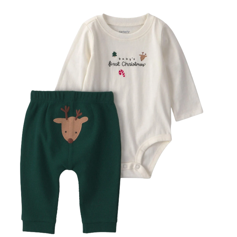 Conjunto Navideño Carter’s – Mi Primera Navidad 🎄