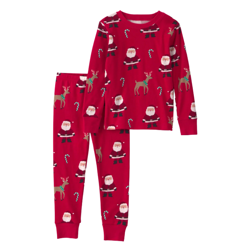 Pijama Carter’s Navideña de 2 piezas – Santa y Renos