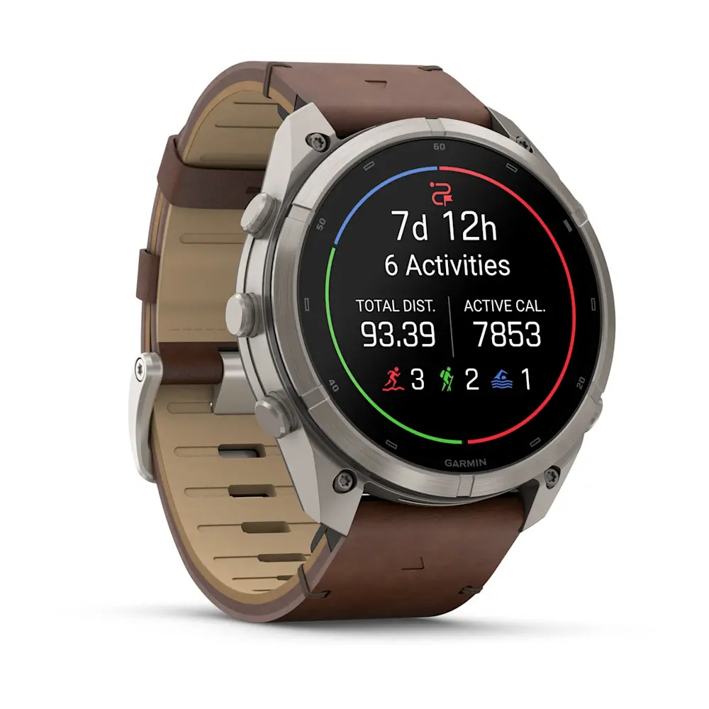 SmartWatch Garmin Fenix 9 Pro inReach 51mm Titanium with Walnut Leather Band 010-04337-40
