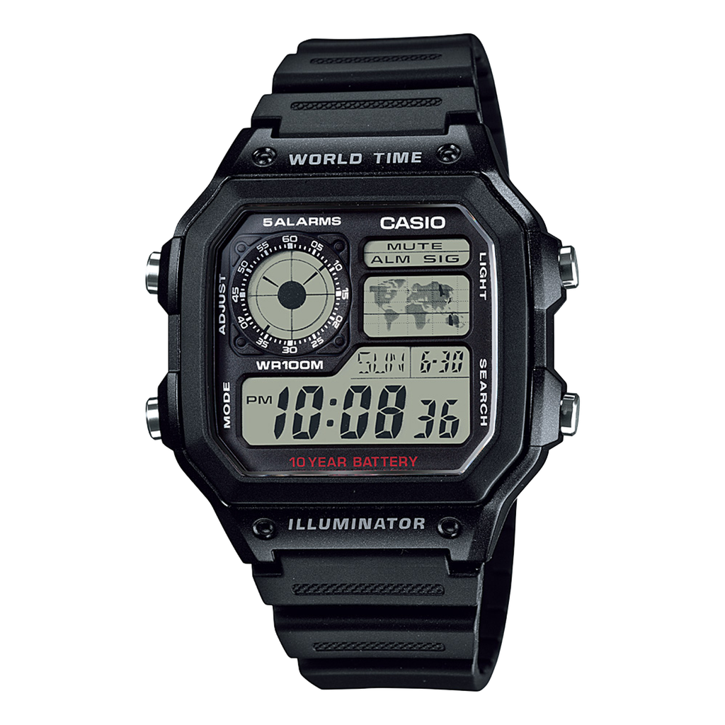 Reloj Casio Digital AE-1200WH-1AV