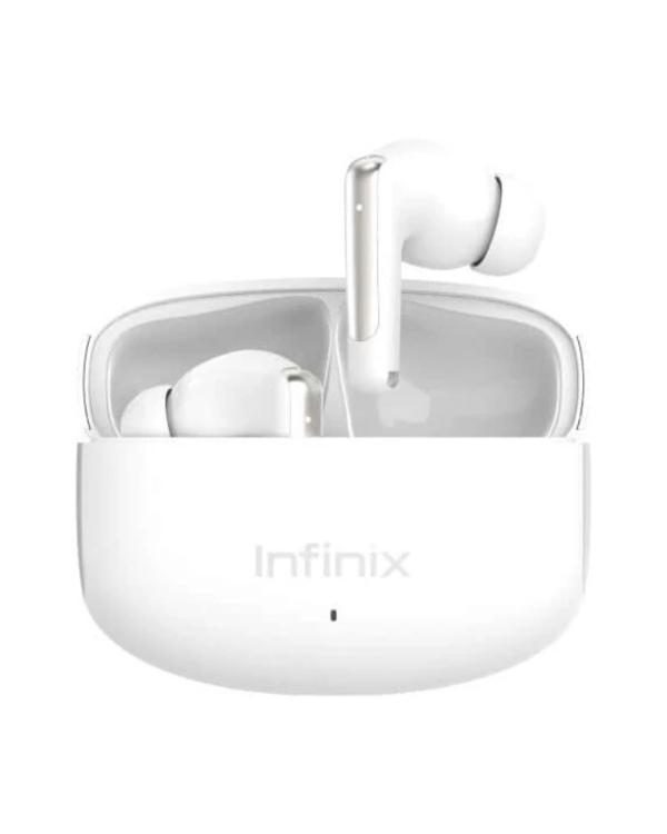 Audífonos inalámbricos Infinix XBuds XE28 con cancelación de ruido, Blanco