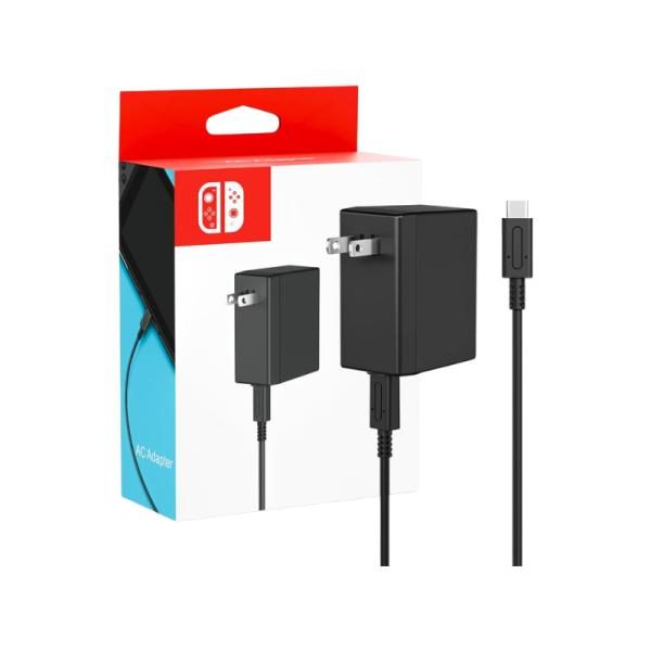 Cargador AC 45W USB-C para Nintendo Switch, cable 1.5 m