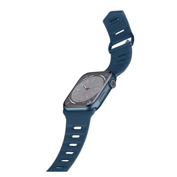 Correa ITSKINS Spectrum R para Apple Watch 8/7 45 mm, Azul marino