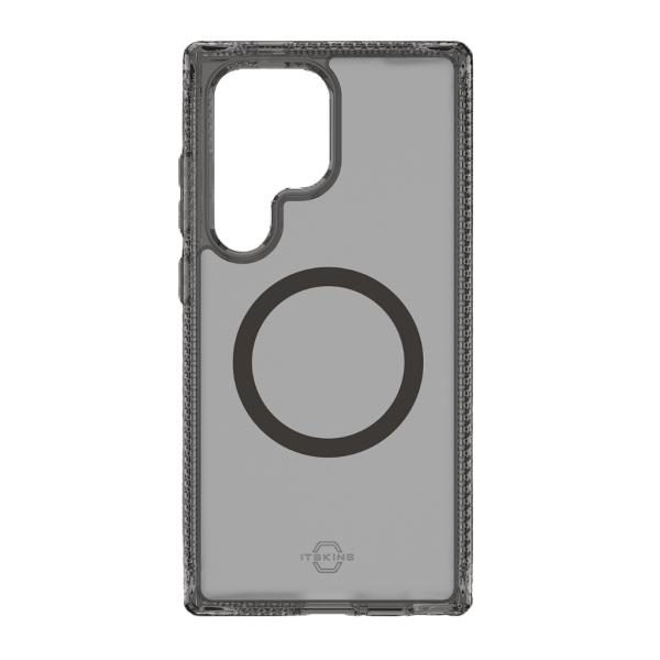 Funda ITSKINS Avana Ice para Samsung Galaxy S24 Ultra, compatible MagSafe, Gris humo