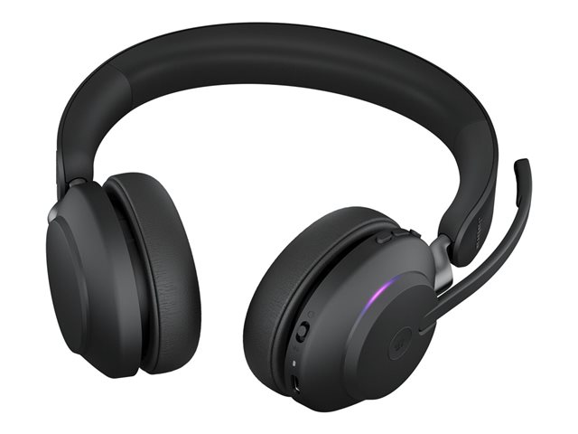 Headset Jabra Evolve2 65 MS Stereo - Auricular - en oreja - Bluetooth - inalámbrico - USB-A - aislamiento de ruido 26599-999-999