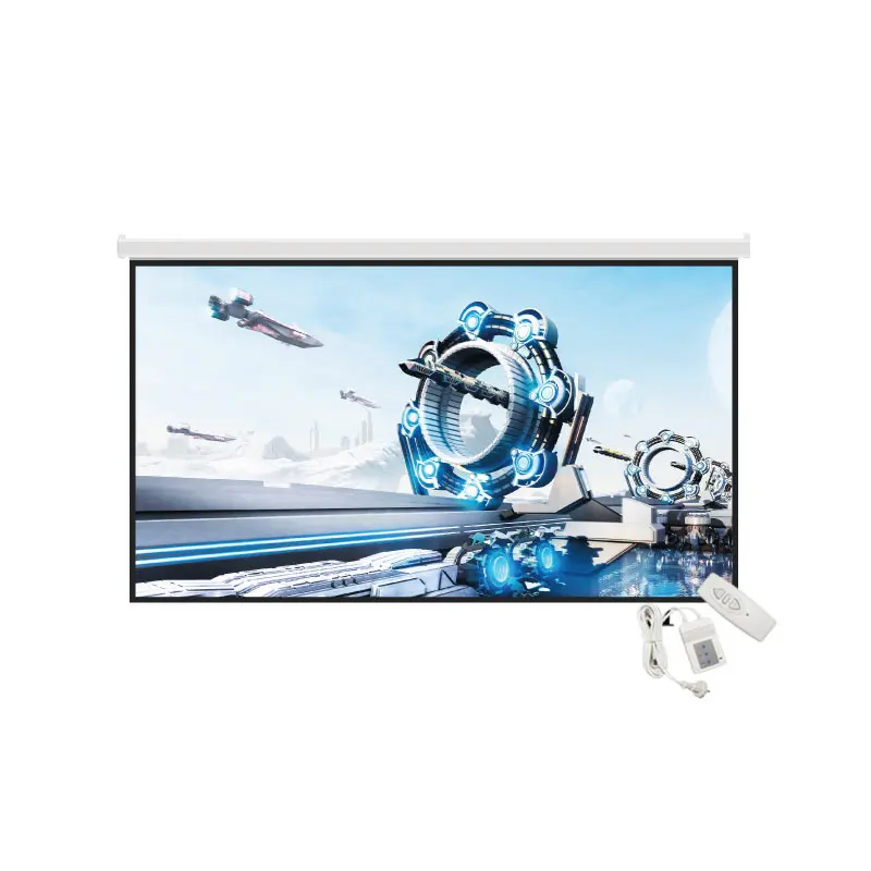 Pantalla de Proyección Klip Xtreme 120″ Motorizada Blanca KPS-513