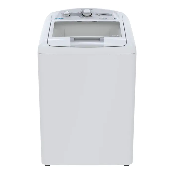 Lavadora Automática Mabe Aqua Saver Green 16kg Carga Superior Blanca LMA46102VBAB0