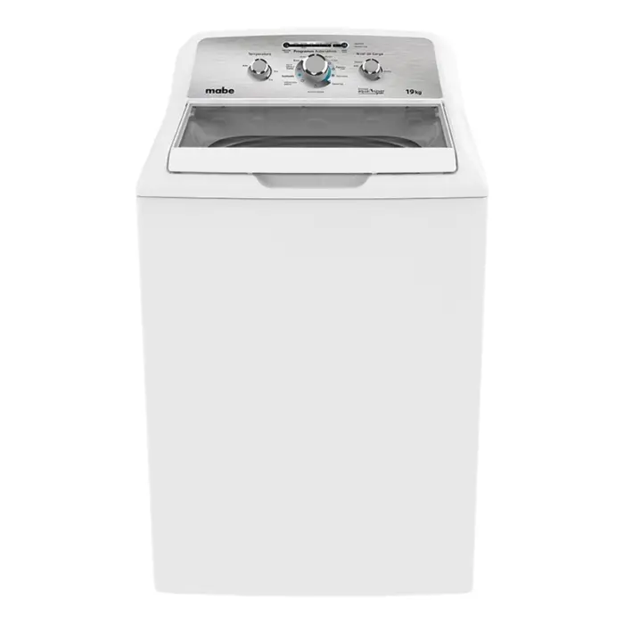 Lavadora Automática Mabe Aqua Saver Green 19kg Carga Superior Blanca LMA79113VBAB0
