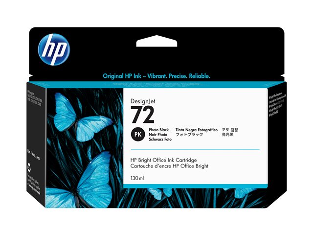 Cartucho de Tinta Negro Fotográfico HP 72 130ml C9370A