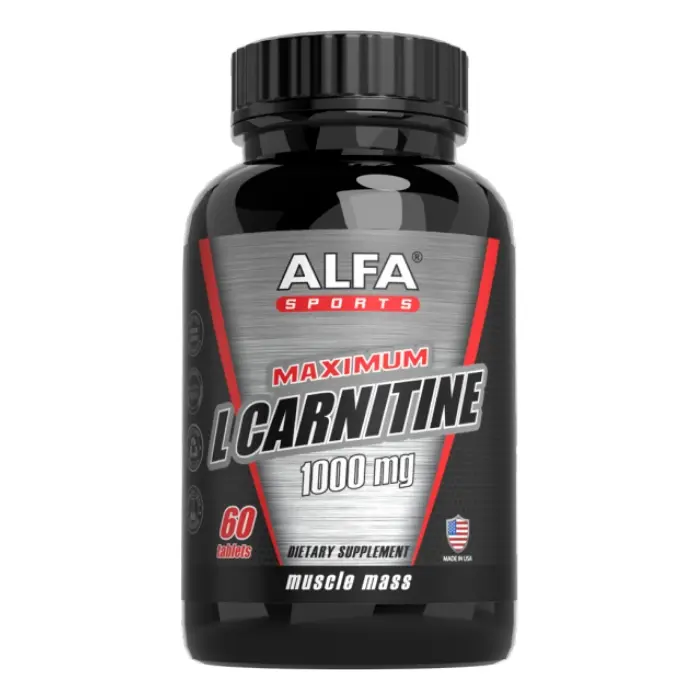 Suplemento Deportivo Alfa Sports Maximun L-Carnitine 1000mg 60 Tabletas 19SN-A