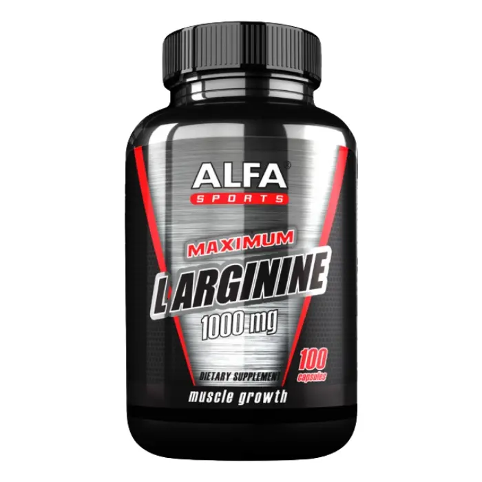 Suplemento Deportivo Alfa Sports Maximum L-Arginine 1000mg 100 Cápsulas 15SN-A