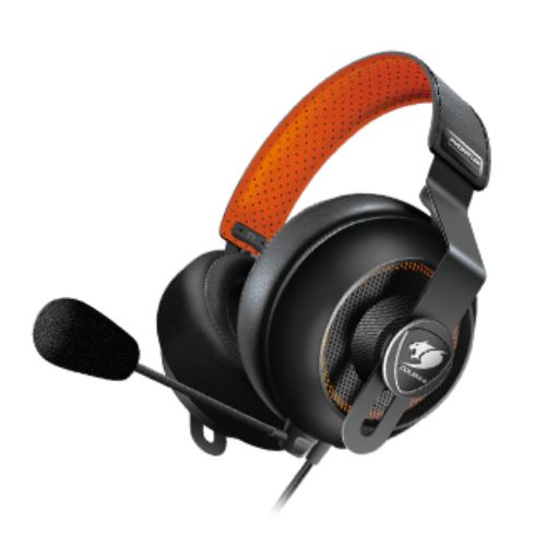 Headset Cougar Phontum S Alámbrico 3.5mm Negro/Naranja 3H500P53T.0001
