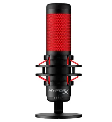 Micrófono USB HyperX QuadCast Negro/Rojo 4P5P6AA