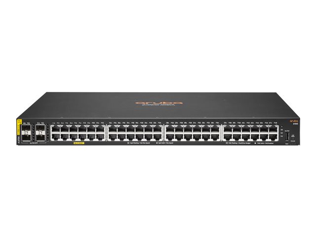 HPE Aruba 6100 48G Class4 PoE 4SFP+ 370W Switch - Conmutador - Gestionado