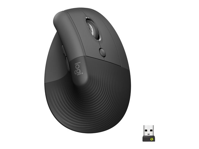 Mouse Logitech Lift Vertical Ergonómico Inalámbrico Negro 910-006473