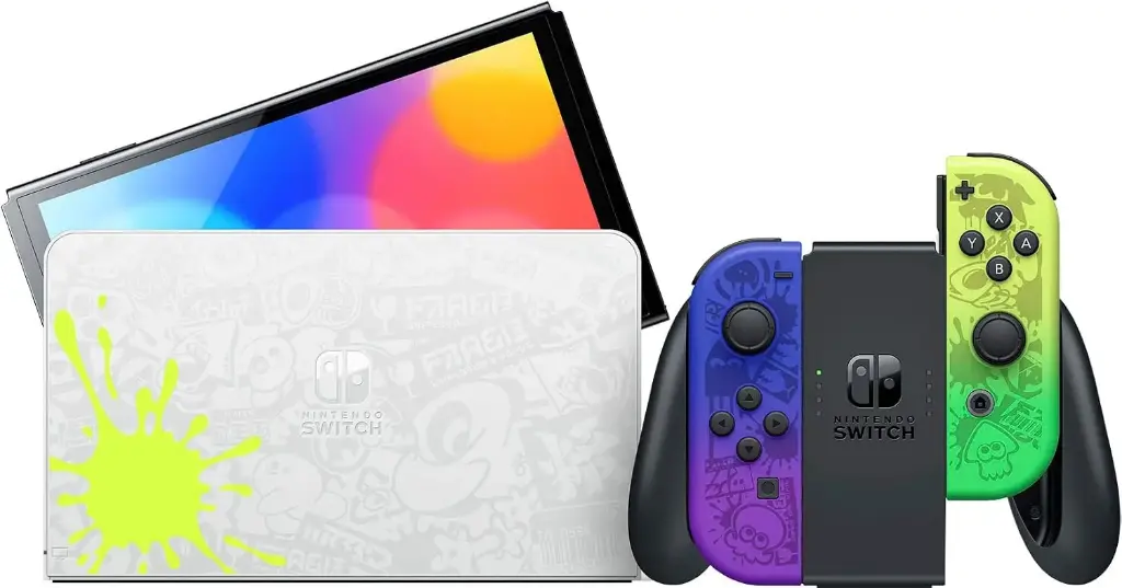 Consola Nintendo Switch OLED 64GB Blanco - Splatoon 3 Edition
