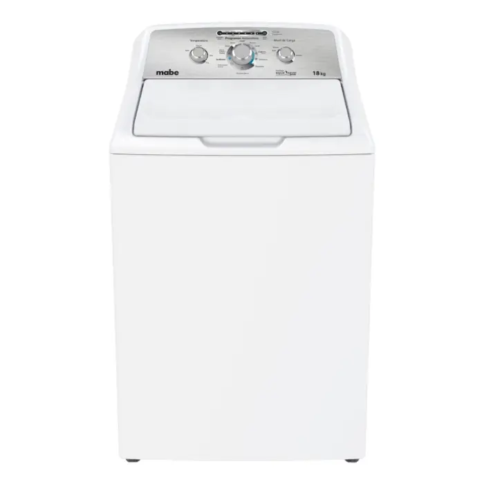 Lavadora Automática Mabe Aqua Saver Green 18kg Carga Superior Blanca LMA78113CBAB0