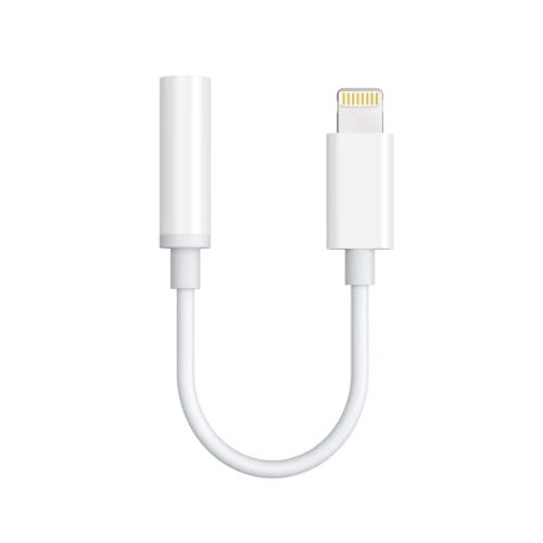 Adaptador de Auxiliar 3.5mm (H) a Lightning Choetech Blanco AUX005