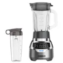 Licuadora Black & Decker PowerCrush Digital + Vaso Plateada BL1300DG-PLA