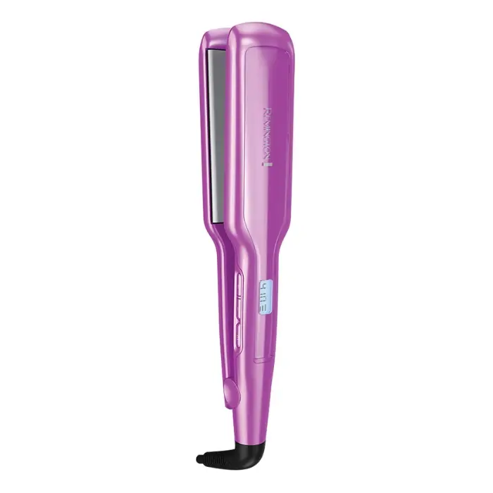 Plancha de Cabello Remington Diamond Ceramic Shine Turmalina y Antiestática Rosa S5520 (110) F