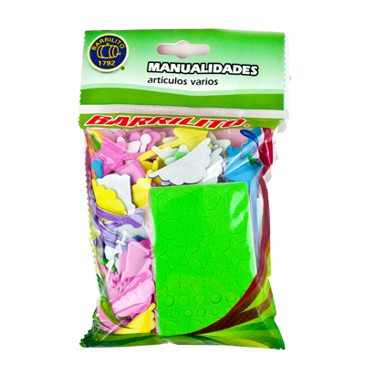Barrilito calcomanias de foamy cumplea¤os fs015 270 piezas