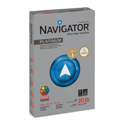 Navigator caja 5 und resma 11 x 17, 500 hjs 75Gr