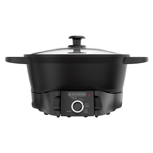 Olla Multiuso Black & Decker 5 en 1 de 6.5L 800W Negra MC901