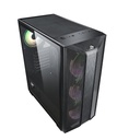 CASE X-LION H2-510 TEMPERED GLASS SIDE PANEL + 3 12CM FANS USB2.0*2 + USB3.0*1 + HD AUDIO