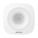 SIRENA INTERNA INAMBRICA HIKVISION 90~110dB. 1600m RF distance. 433Mhz DS-PS1-I-WB 302401725