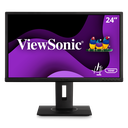 Monitor ViewSonic - LED-backlit LCD monitor - 23.6" - 1920 x 1080 - A-MVA - HDMI / DisplayPort / USB / VGA (DB-15) VG2440