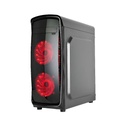 CASE AGILER GAMER ARC CON 1 USB 2.0 USB 3.0 HD AUDIO 4 LED 120 MM RED LIGHT FAN AGI-C008
