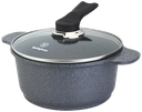 Westinghouse cacerola alta con tapa de vidrio 24 cm hierro fundido WCCC2008024CMG