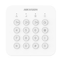 TECLADO PARA ALARMA INALAMBRICO HIKVISION DS-PK201B-WB(O-STD) CORRIENTE MAXIMA 190 MA ALCANCE DE HASTA 1000M 302402336