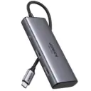 HUB UGREEN CM498 6 EN 1 USB-C 2 PUERTOS HDMI 2 PUERTOS USB-A Y 2 PUERTOS USB-C 4K@60HZ 15852