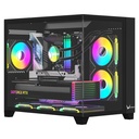 CASE ARGB FORMULA V LINE CRYSTAL Z9ML FLOE BLACK MID TOWER VENTILADORES 6 DE 120MM CON VIDRIO LATERAL Y FRONTAL 4711401660910
