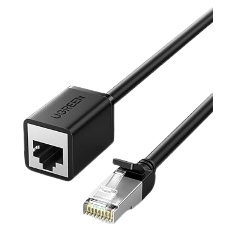 CABLE DE EXTENSIÓN ETHERNET UGREEN NW112 CAT 6 F/UTP RJ45 MACHO A HEMBRA 0.5 M 11278