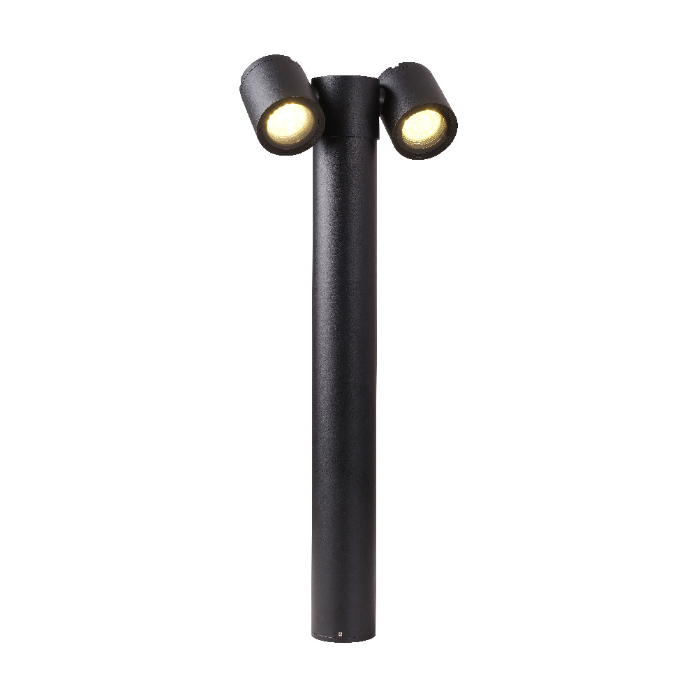 EXT MINIPOSTE S/L 100-240VGU10NEGRO | ADN TIENDA