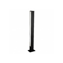 MINI POSTE FLUORESCENTE NEGRO MAX 14W 127V