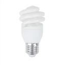 Bombillo fluorescente tipo espiral, Base G9, 10W, Luz 2700.