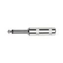 KIRLIN CV2306 X1P CONECTOR 1/4 MONO PLATEADO CV2306X1P