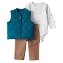 Conjunto Carter’s chaleco acolchado 💙