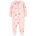 Pijama enteriza de algodón con estampado de perritos para bebé