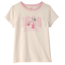 Blusa con diseño de cerezas para niña