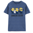 Camiseta azul de Minions “Dream Team” para niño