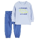 Conjunto de 2 piezas con dinosaurio para bebé