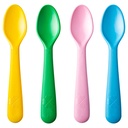Obsequio paquete de 4 piezas cucharitas color vivos
