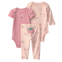 Conjunto Carter’s de 3 Piezas – Dulces Fresitas 🍓