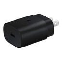 Cargador de pared Samsung Fast Charge 25W USB-C (sin cable), Negro