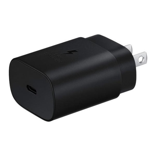 Cargador de pared Samsung Fast Charge 25W USB-C (sin cable), Negro